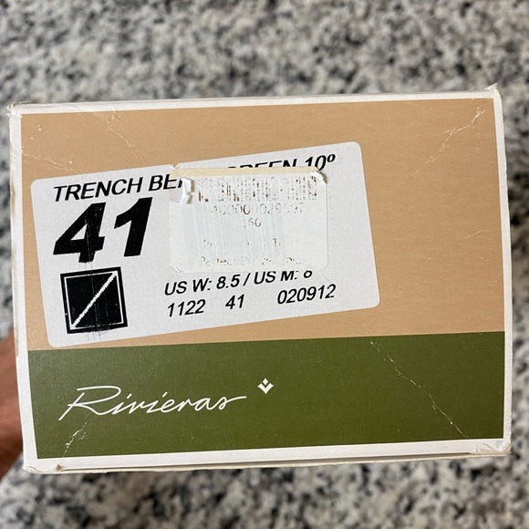 NWOT Rivieras Men’s Beige Canvas Leisure Shoe - Picture 6 of 8